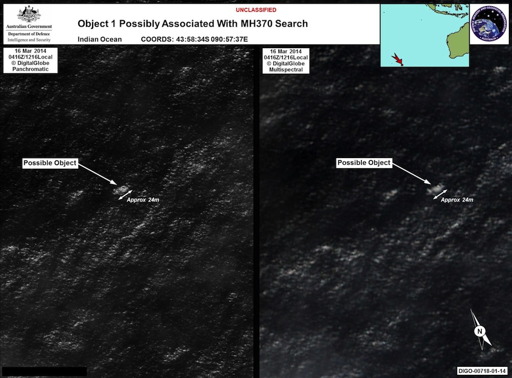 Satellite Images Show Possible Debris from Malaysia Flight 370 (Photos)